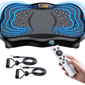 Lifepro Voice-Controlled Vertical Motion Vibration Plate for Lymphatic Drainage with Heat Therapy –