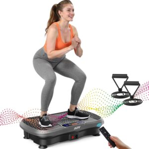 AXV Vibration Plate Fitness Platform Exercise Machine Vibrating Shaking Full Body Shaker