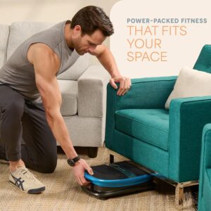 MERACH Vibration Plate Exercise Machine, Curved Vibration Plate for Lymphatic Drainage Weight Loss